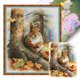 thumbnail image 1 of Hilo Algodón Bordado Punto Cruz Impreso Del 11CT 40x50cm, 1 of 9