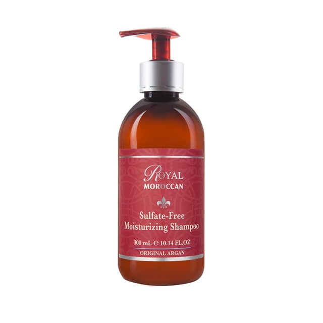 Champú Royal Marruecos sin sulfatos | Champú de aceite de argán | Champú para cabello teñido | Champú Hidratante Productos para el Cabello con Aceite de Argán (300 ml 10.14 oz)