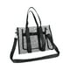 thumbnail image 2 of Bolso de mano transparente Bagatina, de un solo hombro, sin olor, moderno, portátil, plegable, de piel vegana, para oficina, bolso de moda para mujer, muy transitado, moderno, ligero, para, 2 of 9