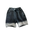 thumbnail image 4 of Boys Jean Shorts Fashion Wide Leg Summer Trousers Short Boys' Fashion Kids Boys Clothes 4-5 Years Cute&nbsp;Boy&nbsp;Clothing, 4 of 5
