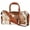 Cowhide, variant on Challenger Hair-On Cow Print Weekender Leather Duffel Travel Bag 103RT10