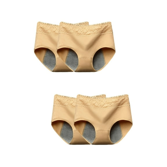 2 Count Menstrual Period Underwear Teen Girl Panties Women Elastic