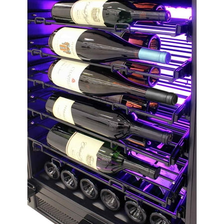 Vinotemp - 41-Bottle Wine Cooler - Black