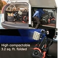 thumbnail image 4 of Dragon Mobile Compact Travel Power Mobility Scooter - All Terrain Mobility Scooter w/ Adjustable Handlebar & Front Basket Included - Red, 4 of 10