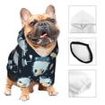 thumbnail image 3 of KLL Gnome and Snowflakes for Basic Dog Hoodie - Pet Hoodie Sweater with Leash Hole - Cute Dog Sweatshirt - Pet Clothes Hooded Sweatshirt for Dog & Cat -Medium, 3 of 8