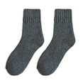 thumbnail image 2 of Dyfzdhu Pure Color Warm To Keep Sock Lightweight Socks, 2 of 4