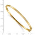 thumbnail image 2 of 14k Polished Textured Hinged Bangle Bracelet (Weight: 3.44 Grams, Length: 7 Inches), 2 of 2