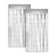 thumbnail image 1 of Cortina de aluminio con fondo de zinc, paquete de 2 unidades, 1 x 2 m, plateada, para fiestas, 1 of 5