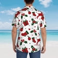thumbnail image 6 of Happy New Year And Merry Christmas Hawaiian Shirts For Men, Summer Short-Sleeve Relaxed-Fit Button-Down Shirts 3x-Large, 6 of 9