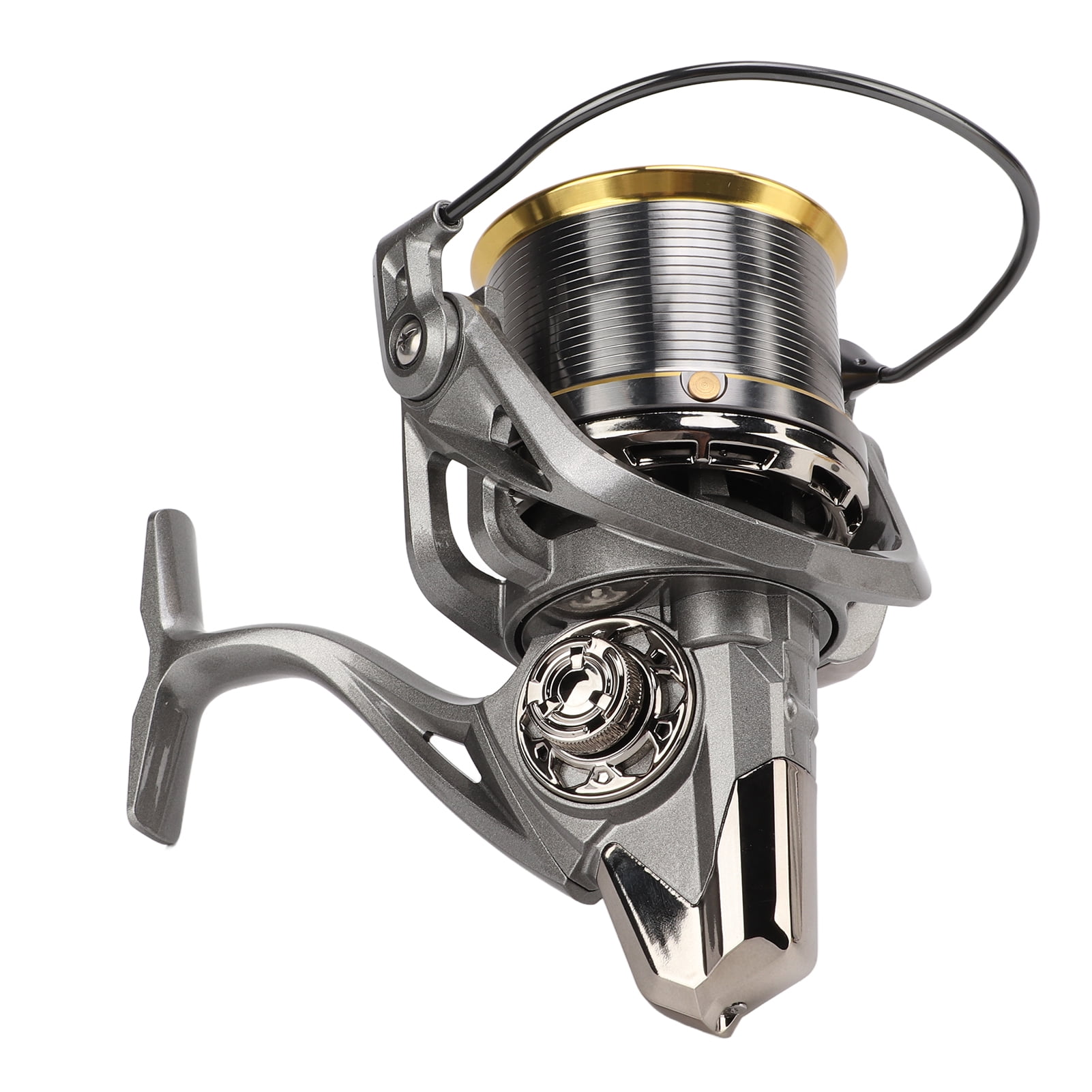 Suodoka NGK8000 All Metal Spinning Fishing Reel 4.8:1 Gear Ratio Long Throw Saltwater Freshwater Surf Fishing Reel Ambidextrous (7.87 inches / 20 cm)
