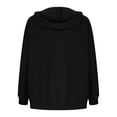 thumbnail image 5 of Xcmzpl Women's Hoodies Cute Solid Color Hooded Sweatshirt Lightweight Sweater Tops Comfort Long Sleeve Shirts Winter Fashion, 5 of 9