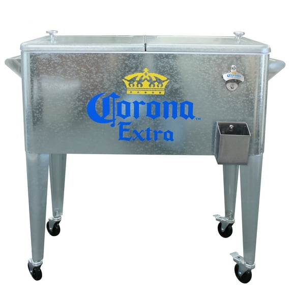 Leigh Country MC 47902 80 qt. Galvanized Corona Outdoor Cooler, Silver