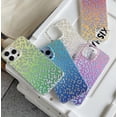 thumbnail image 3 of Compatible with iPhone 14 Leopard Case for Women, Luxury Glitter Leopard Cheetah Print Designed Colorful Laser Iridescent Case Hard PC Bumper Slim Protective Bling Girly Case Cute, 3 of 14