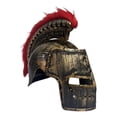 thumbnail image 3 of Cascos de guerrero , casco de caballero , regalos de juego de simulación griegos, sombrero medieval, casco de caballero romano para Estilo A, 3 of 8
