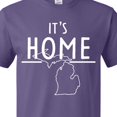 thumbnail image 4 of Inktastic It's Home- State of Michigan Outline T-Shirt, 4 of 5