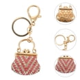 thumbnail image 3 of Weiweiguan 1pc Pretty Alloy Diamond Key Chain Alloy Diamond Key Ring Bag Key Chain, 3 of 6