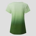 thumbnail image 5 of USSUMA Womens Plus Savings Tops and T-Shirts - Summer Tops for Women, Women's V Neck T Shirts Summer Tops Short Sleeve Side Split T Shirt V Neck Loose Casual Blouse 2022 Beach, 5 of 7