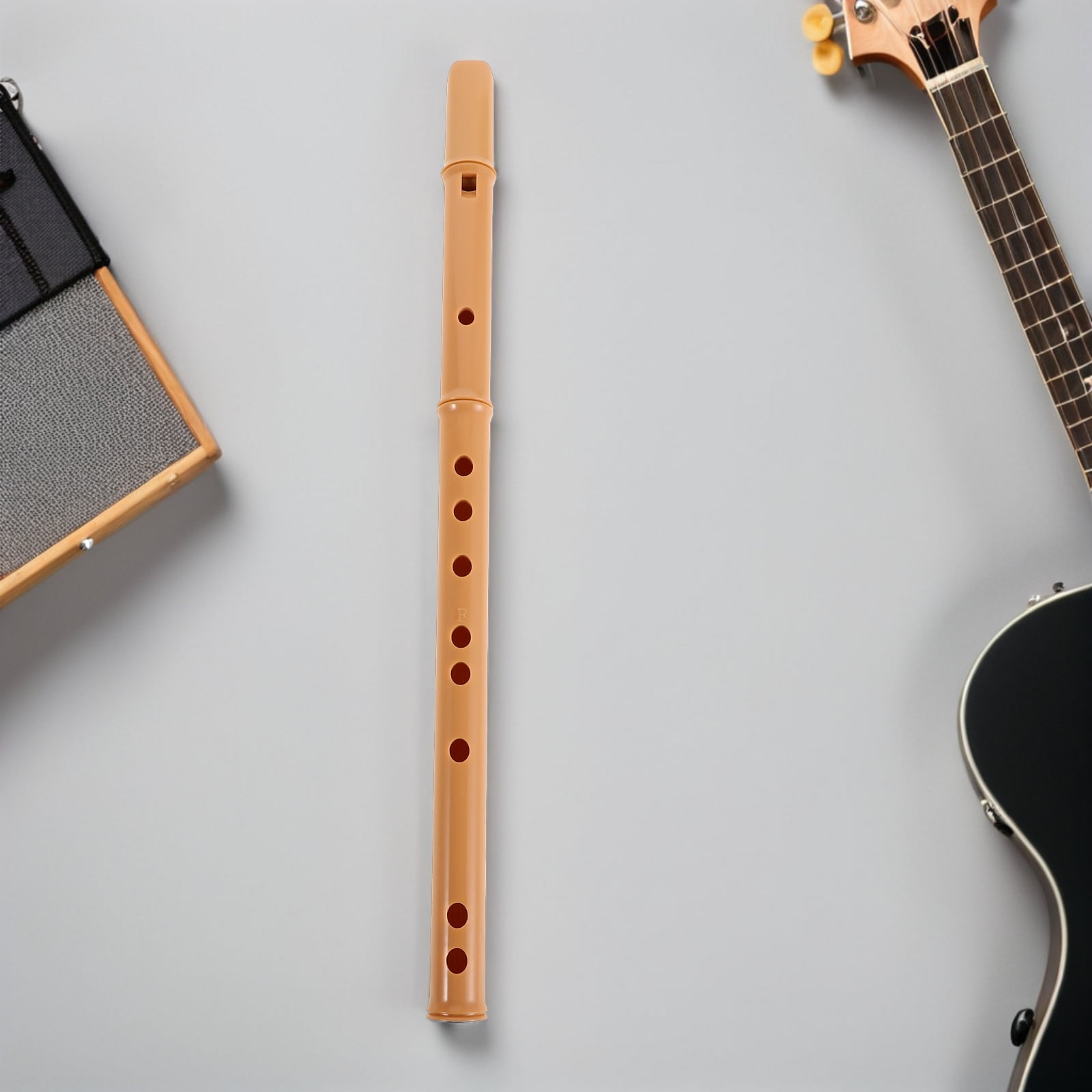 ELAYARD Resin F Recorder Flute for Beginners, 3-Piece Detachable Woodwind Instrument with Easy-to-Play Design and Build