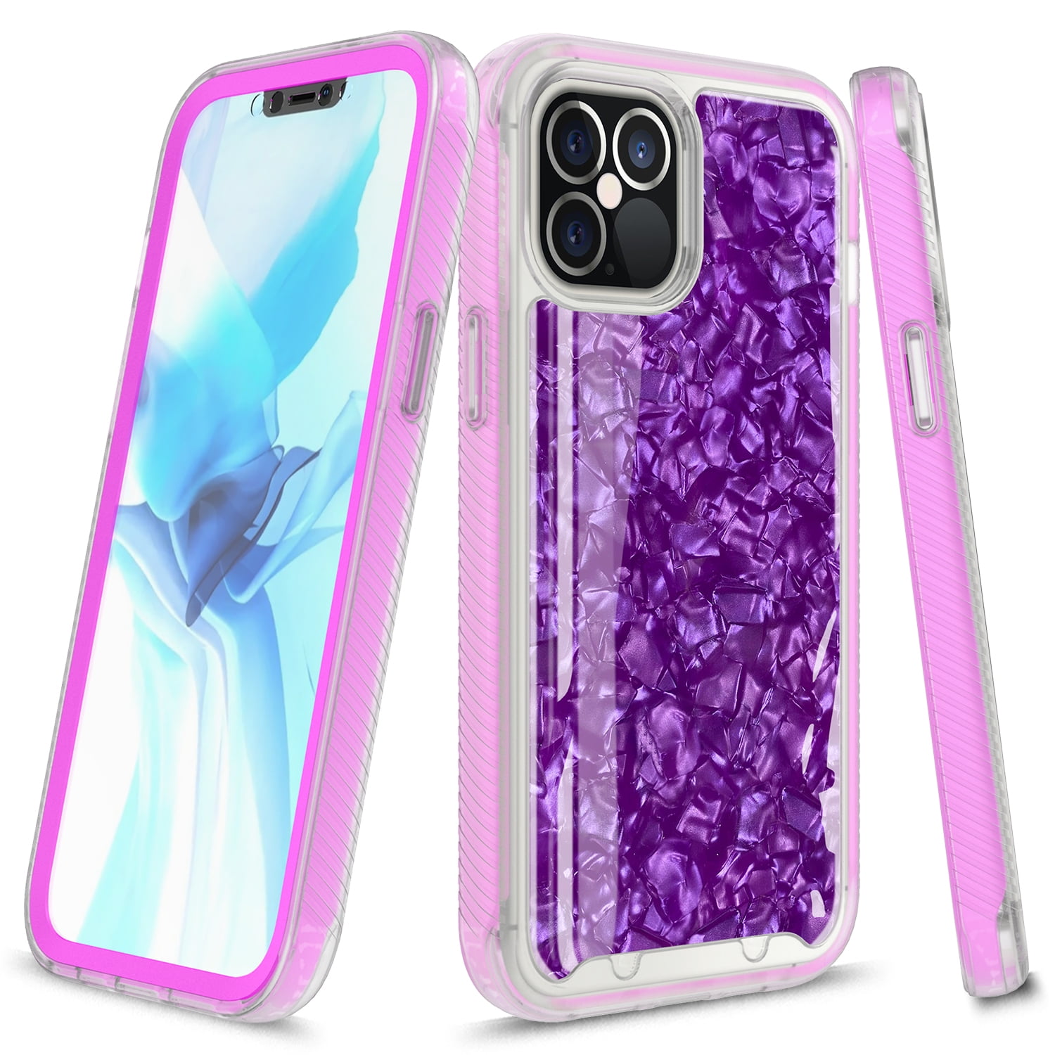 iPhone 12 Pro Max Case (6.7"), Rosebono Graphic Design Shockproof Impact Resistant Protective