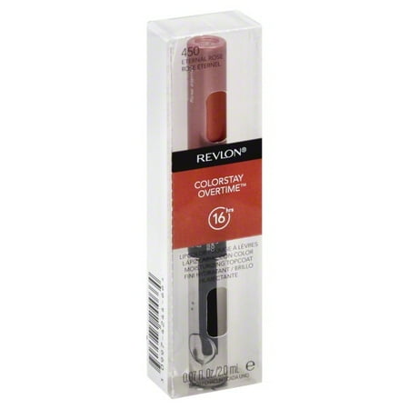 - Revlon ColorStay Overtime with SoftFlex 450 Eternal Rose Lipcolor, 0.07 FL OZ