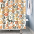 thumbnail image 5 of Tchckioa Boho Floral Shower Curtain,72x78 Inch Waterproof Hooks Bath Curtain Decor for Bathroom, 5 of 5