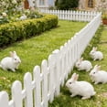 thumbnail image 7 of Ikohbadg Yard Fence Mini Garden Fence Plastic Edging for Flower Beds, Durable Borders for Lawns, Paths, and Driveways, Easy Assembly and Maintenance, Multi-Purpose Outdoor Fence, 7 of 7