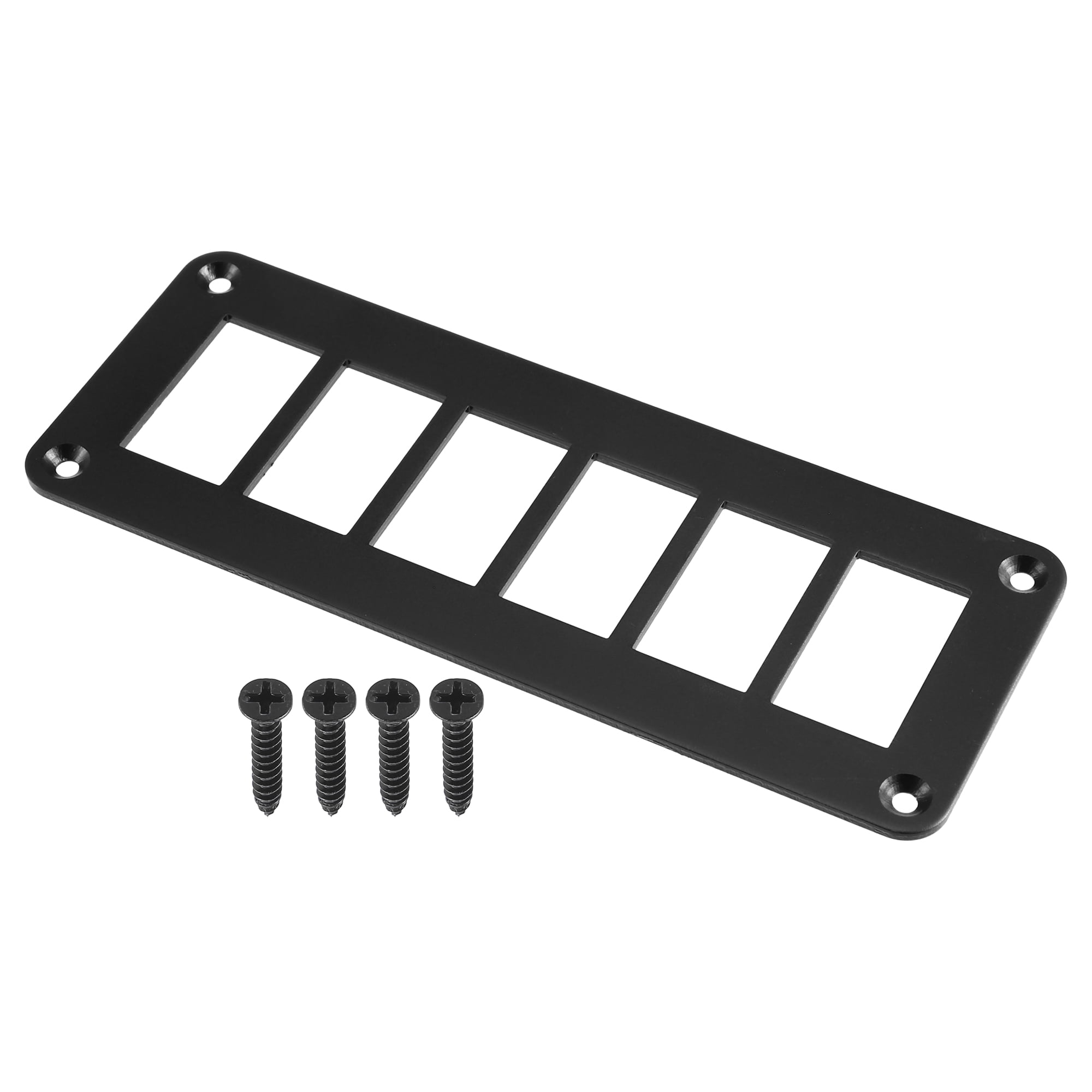 1 Set Universal 6 Way Rocker Switch Panel Housing Holder Car Rocker