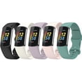 thumbnail image 1 of MYKOMI Bands Compatible with Fitbit Charge 5 ＆ Charge 6 Replacement Wristbands for Women Men Small Large, 1 of 7