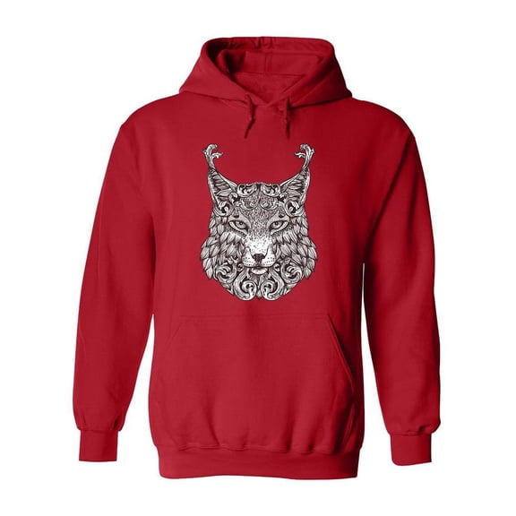 Zentangle Lynx Head Hoodie Women -Image by Shutterstock, Female Large