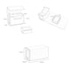 thumbnail image 4 of Caja de almacenamiento para baraja de cartas, soporte para tarjetas de fútbol, estuche para baraja de cartas para intercambiar cartas Azul, 4 of 8