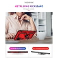 thumbnail image 5 of Samsung Galaxy A13 5G Case,Dteck Military Grade Heavy Duty Magnetic Ring Kickstand Car Mount Protection Phone Case for Samsung Galaxy A13 5G,Red, 5 of 8