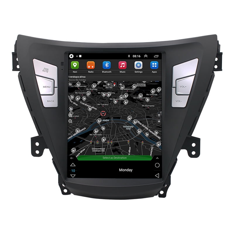 For Hyundai Elantra 2011-2013 9.7'' Car WiFi Stereo Radio GPS Navigation 2+32GB