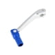 thumbnail image 1 of Palanca de cambio de motocicleta plegable para Honda CRF150F 2003-2017, pedal de aleación de aluminio, brazo de cambio, tono plateado con cabeza azul, 1 of 6