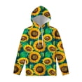 thumbnail image 4 of Sudadera con capucha con estampado floral en 3D de girasol para hombre y niño, moda Harajuku, estampado de flores y plantas, sudadera con capucha para primavera y otoño, 4 of 5