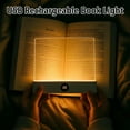 thumbnail image 2 of Luma Lit Book Light, Smart Dimmable USB Rechargeable Flat Panel LED Reading Light with Glow Panel and Page Glow, Night Reader Book Light for Reading in Bed (Pink*2), 2 of 7