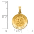 thumbnail image 2 of 14k Yellow Gold Polished and Satin St. Joseph Medal Pendant, 2 of 3
