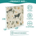 thumbnail image 3 of FORMRS 3 Ring Binder 1.5 inch with Pockets Set of 2 Clip Board 200 Sheets Capacity, Cowboy Pattern, 3 of 8