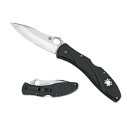Spyderco Centofante 3 Knife Folder (3.125" Satin Plain) C66PBK3
