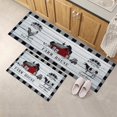 thumbnail image 7 of Set of 2s Farmhouse Chef Kitchen Rugs Set, Farm Sunflower Rooster Cow Kitchen Mat Washable Non-Slip Floor Mat, Home Kitchen Accessories Decor Indoor Carpet 17"x47"+17"x30", 7 of 7