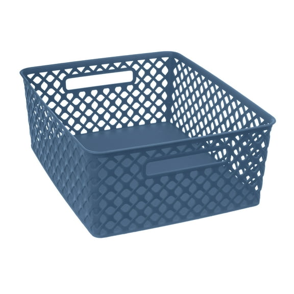 Large Deco Basket Moonlight Blue, Pack of 2