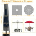thumbnail image 2 of STARTWO 600D Havey Duty Patio 7-11 ft Umbrella Cover Waterproof UV Resistant Dustproof Outdoor Parasol Covers for Protective Storage, 2 of 8