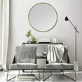 thumbnail image 5 of Stratton Home Decor Ava Round Gold Decorative Mirror, Extra Large, 5 of 5