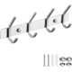 thumbnail image 1 of Perchero de pared con 4 ganchos, ganchos para abrigos, toallas, baño, cocina, albornoz, acero inoxidable SUS 304, plateado, 1 of 5