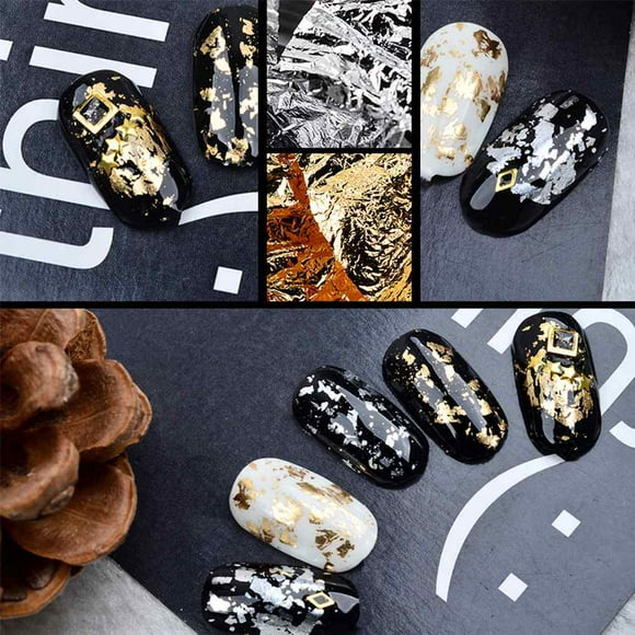 Foil Paper Glitter Sticker UV Nail Art paper nail stickers Gel Polish Design Nail Products Tools for Decoration