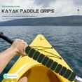 2 Pairs of Kayak Paddle Grip Nonslip Grip Sponge Paddle Grips Kayaking
