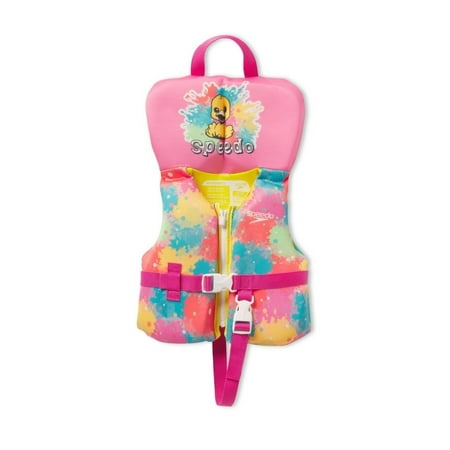 (( Size 30 lbs)) Speedo Infant PFD Life Jacket Vest - Ducky Spots