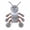 gray, variant on Cute Ant Plush Toy Long Legs Stuffed Insect Doll Soft Funny Animal Decor Gift
