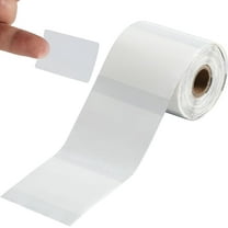 1roll 200pcs Rectangle Paper Thermal Printable Label Stickers Self-Adhesive Thermal Printer Labels for UPC Barcode White 30x40x0.1mm