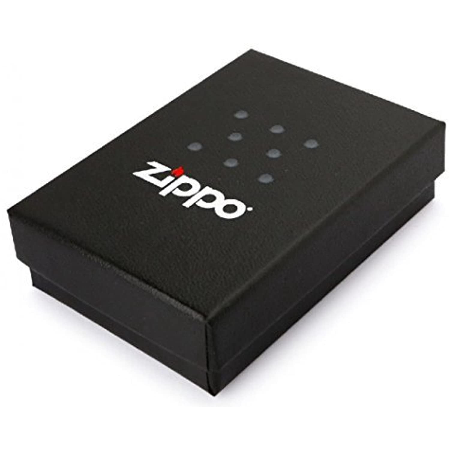 Zippo Lighter: Neon American Flag - Black Matte 79566
