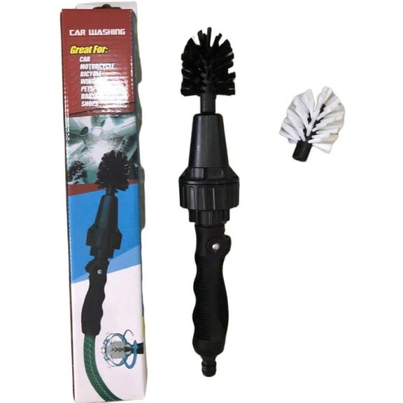 Rotatable Water-Powered Brush Commonly Used Car Cleaning Tools Window Cleaner